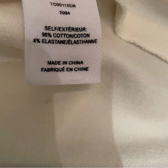 10 Crosby Derek Lam White Skinny Pants - Picture 5 of 8